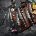 Classic 8-Piece Professional Knife Set - VG-10 Super Steel Blades - Kitchen Knife Set, Knives Set for Kitchen, Kitchen Knives Sets