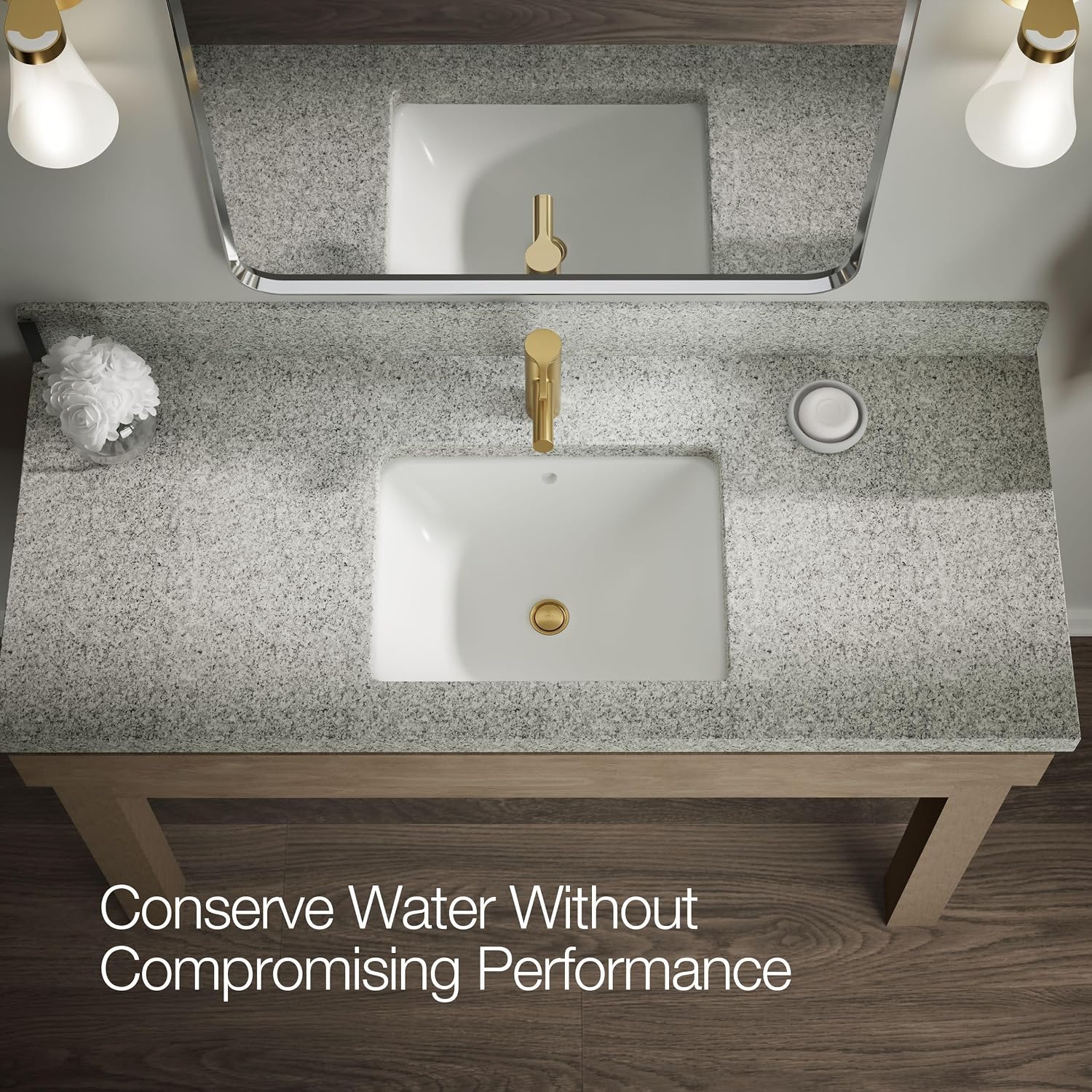 Kohler K-35048-4K-2MB Elate® Single-Handle Bathroom Sink Faucet, Bathroom Faucets,1.0 GPM, Vibrant Brushed Moderne Brass