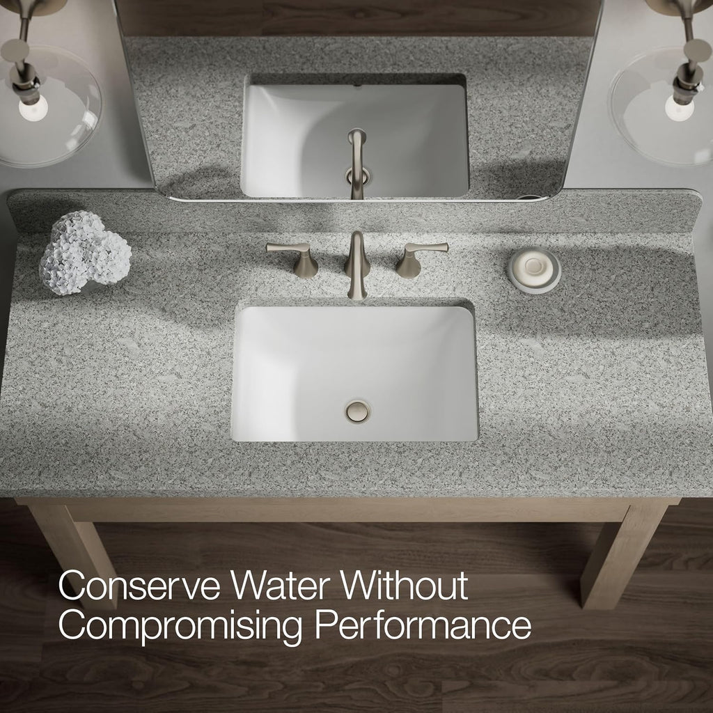 Kohler 35953-4-BN Buckley™ Widespread Bathroom Sink Faucet, 1.2 gpm, Vibrant Brushed Nickel