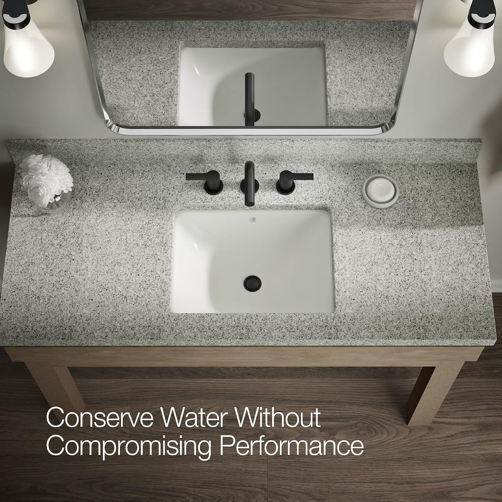 KOHLER K-33592-4-BN Elate® Widespread Bathroom Sink Faucet, Enhanced Flow, Durable Construction, Easy Installation, Bathroom Faucets, 1.2 GPM, Vibrant Brushed Nickel