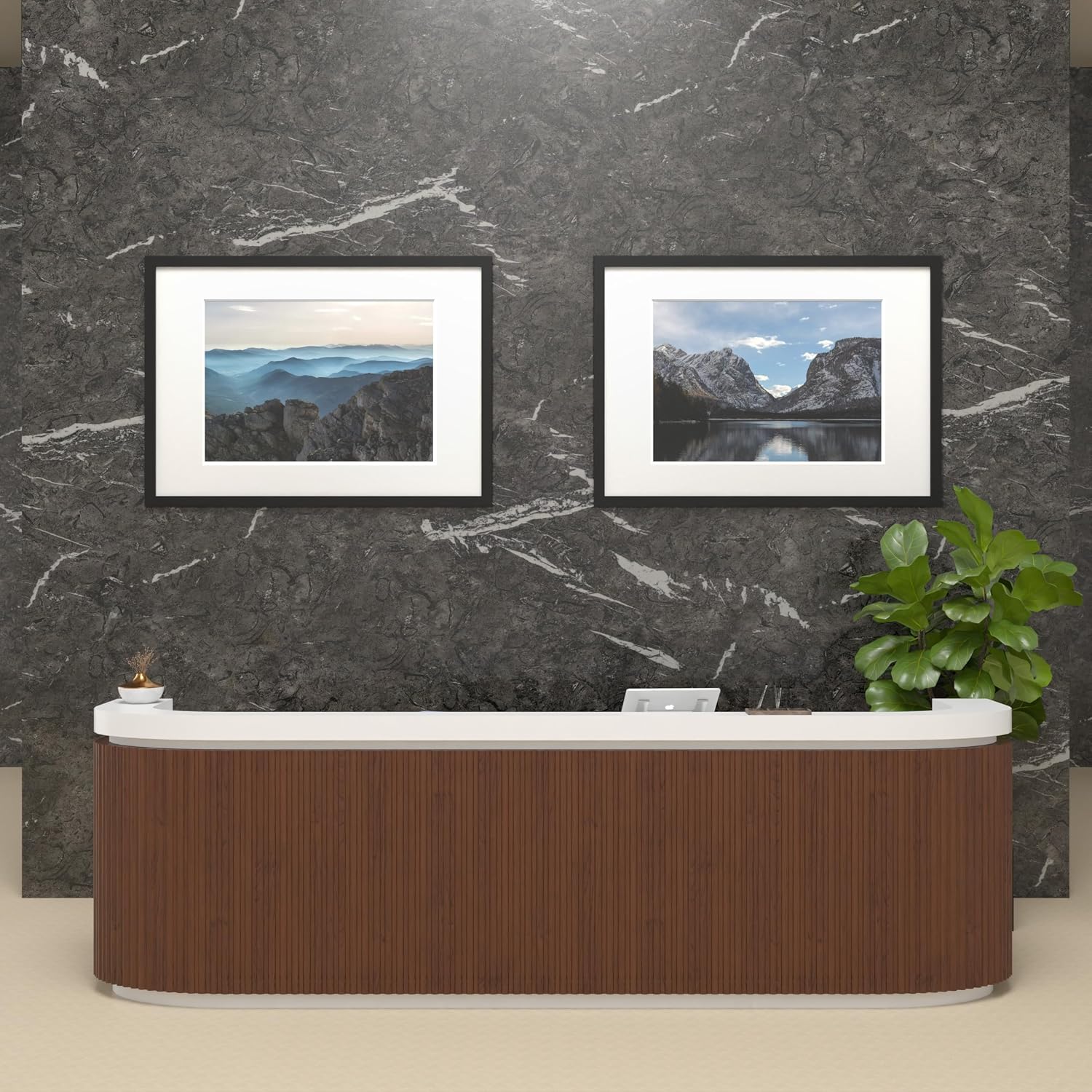 Frame Amo A0 33.1x46.8 Solid Wood Poster Frame Black, with 22.9x32.6 White Mat Opening for A1 23.4x33.1 Image, 1.5 inch Wide, 1 inch Thick, Acrylic Front, Gallery Grade
