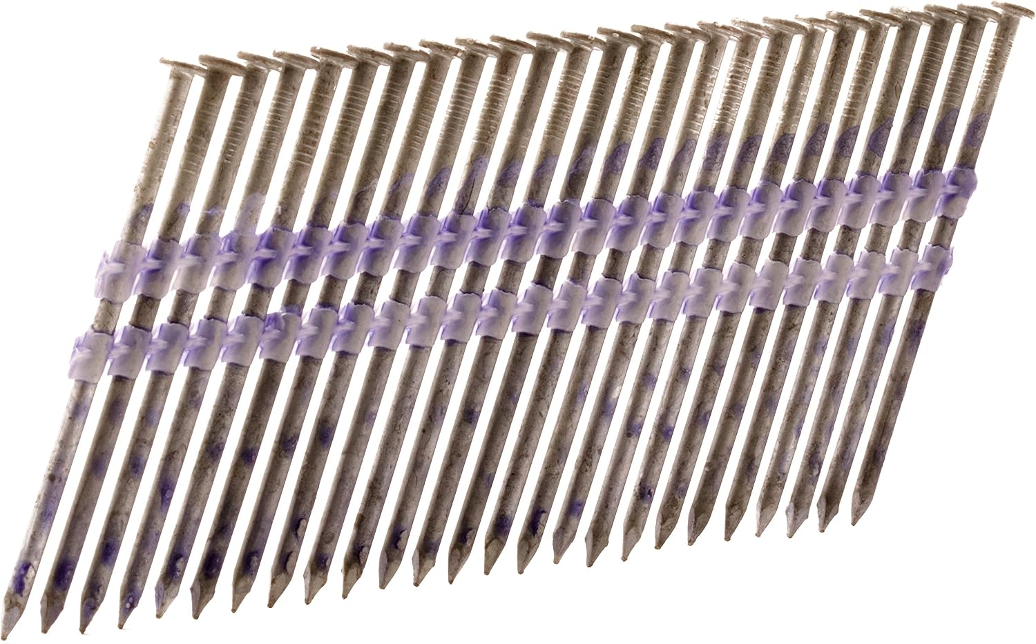 Metabo HPT Framing Nails | 3-1/4 In. x .120 | 21 Degree | Full Round Head | Hot Dipped Galvanized | Screw Shank | 4,000 Count | 10166HPT