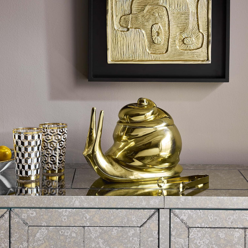 Jonathan Adler Brass Snail Ice Bucket